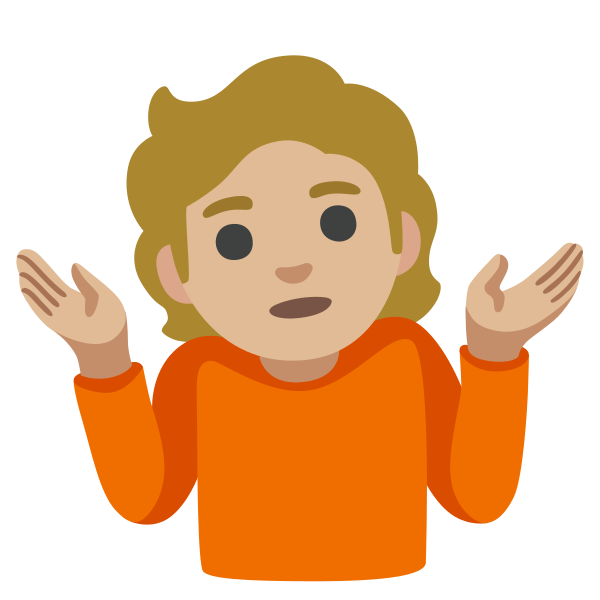 Emoji U1f937 1f3fc
