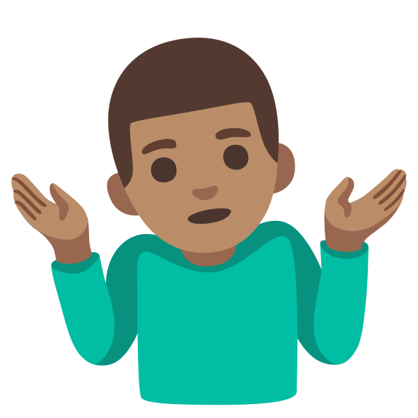 Emoji U1f937 1f3fd 200d 2642