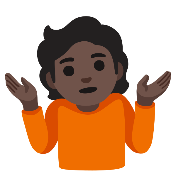 Emoji U1f937 1f3ff