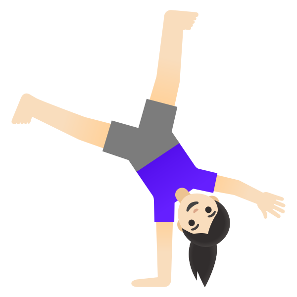 Emoji U1f938 1f3fb 200d 2640