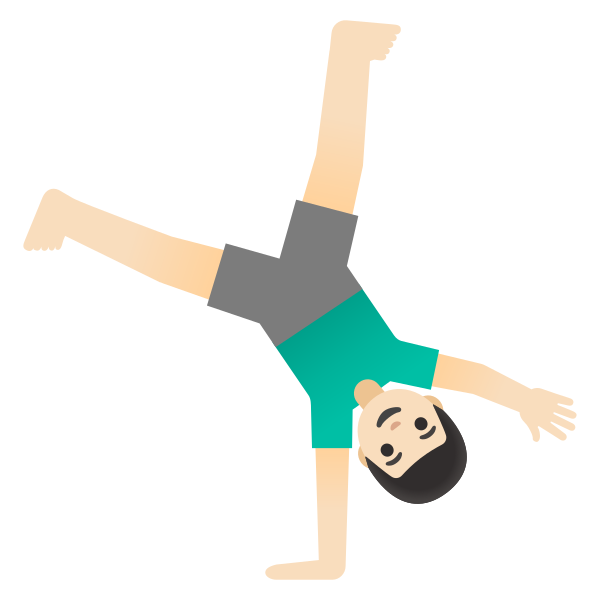 Emoji U1f938 1f3fb 200d 2642