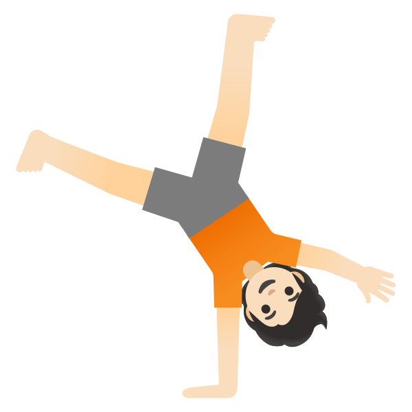 Emoji U1f938 1f3fb