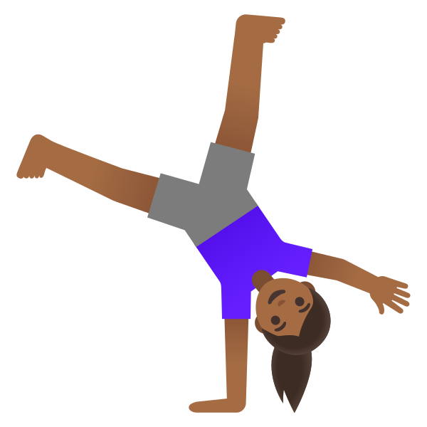 Emoji U1f938 1f3fe 200d 2640