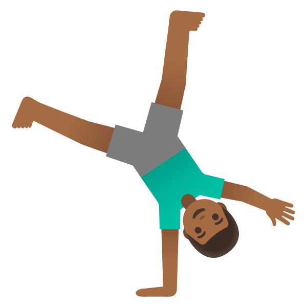 Emoji U1f938 1f3fe 200d 2642