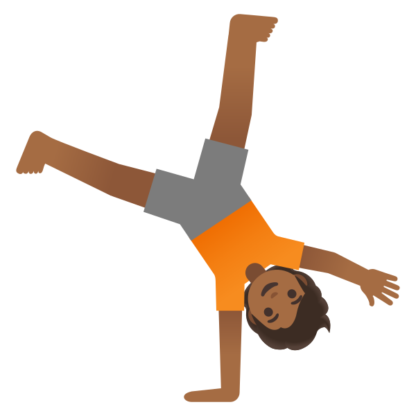 Emoji U1f938 1f3fe