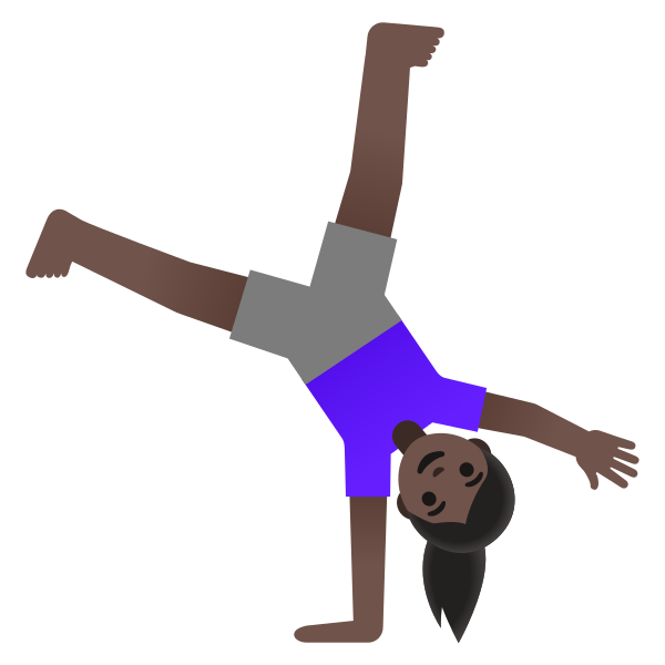 Emoji U1f938 1f3ff 200d 2640