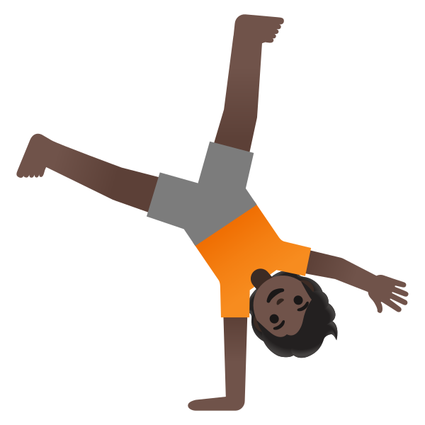 Emoji U1f938 1f3ff