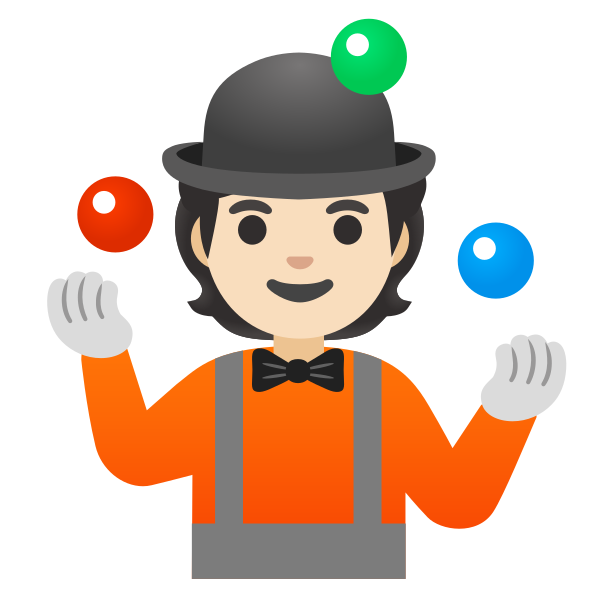 Emoji U1f939 1f3fb