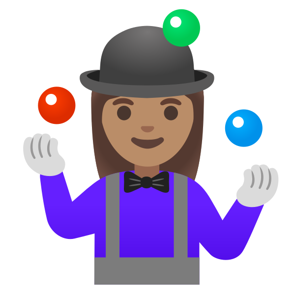 Emoji U1f939 1f3fd 200d 2640