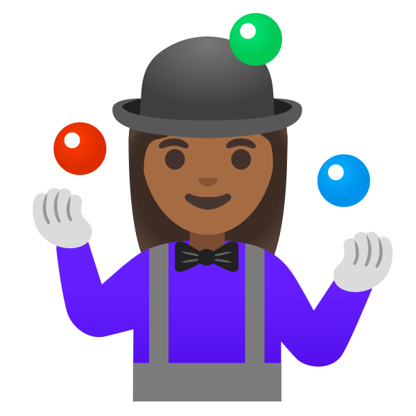 Emoji U1f939 1f3fe 200d 2640