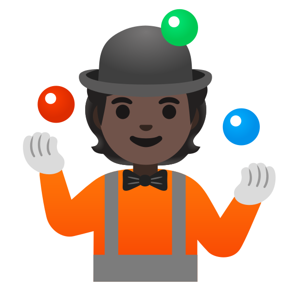 Emoji U1f939 1f3ff