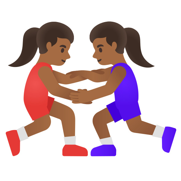 Emoji U1f93c 1f3fe 200d 2640