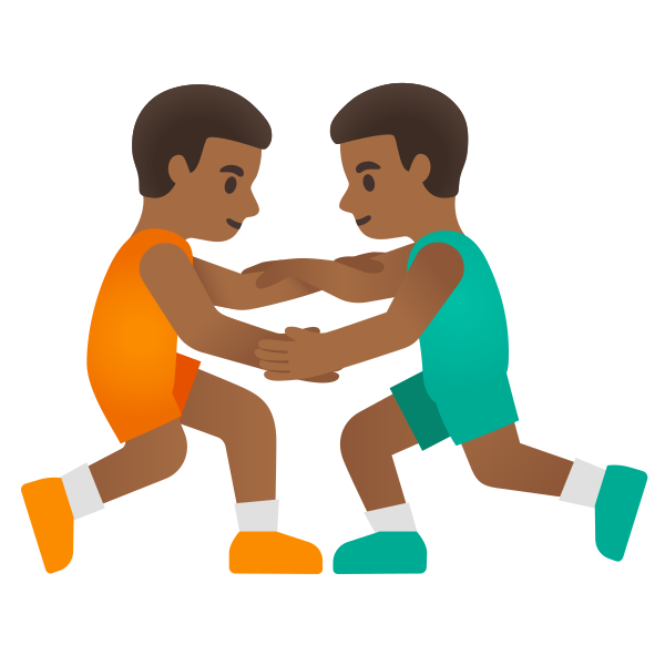 Emoji U1f93c 1f3fe 200d 2642
