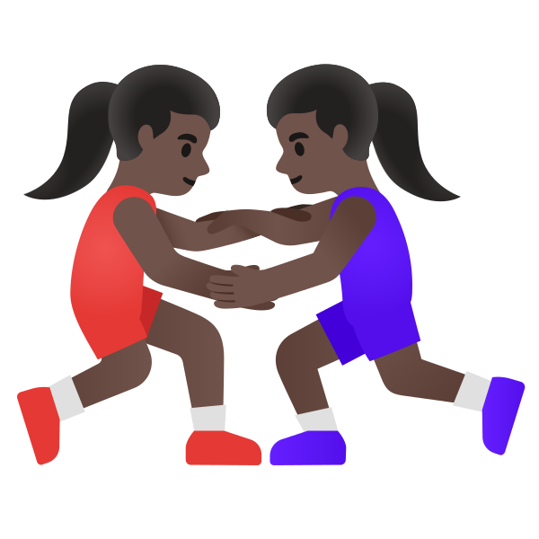 Emoji U1f93c 1f3ff 200d 2640