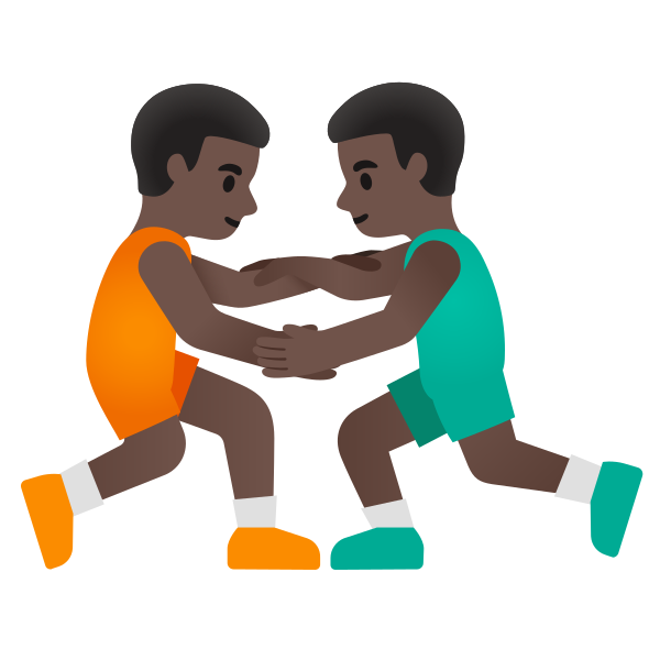 Emoji U1f93c 1f3ff 200d 2642