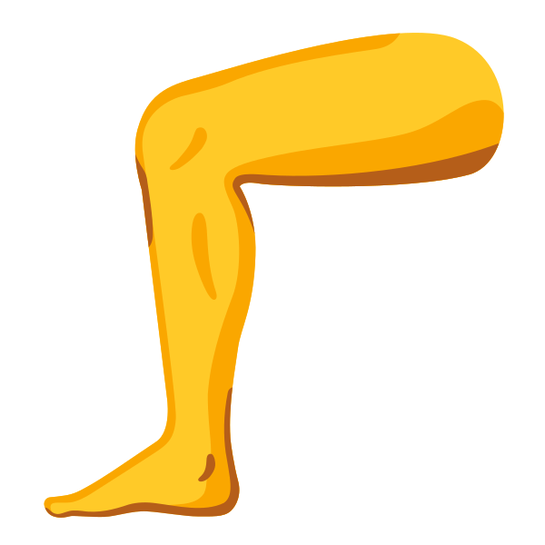 Emoji U1f9b5