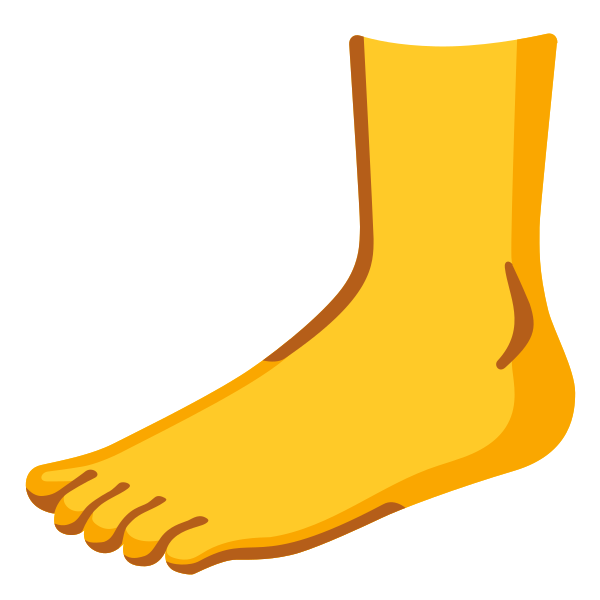 Emoji U1f9b6