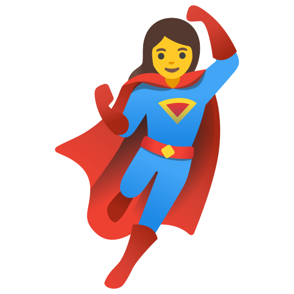 Emoji U1f9b8 200d 2640