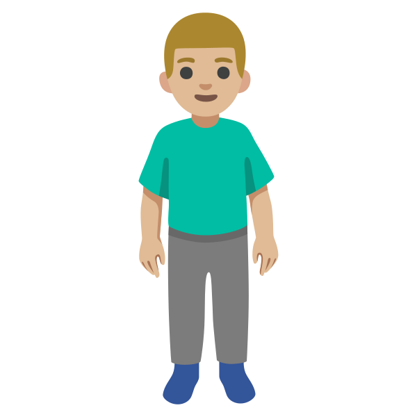 Emoji U1f9cd 1f3fc 200d 2642