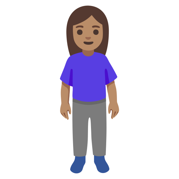 Emoji U1f9cd 1f3fd 200d 2640