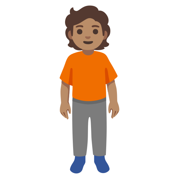 Emoji U1f9cd 1f3fd