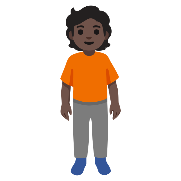 Emoji U1f9cd 1f3ff