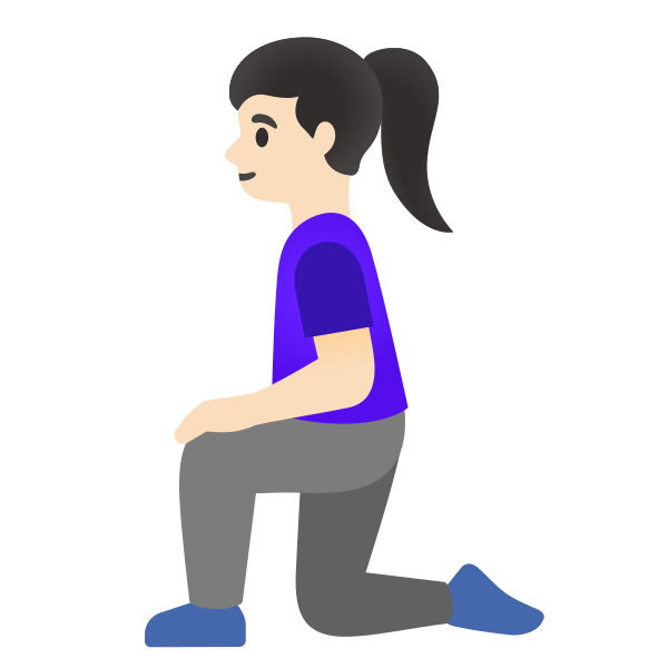 Emoji U1f9ce 1f3fb 200d 2640