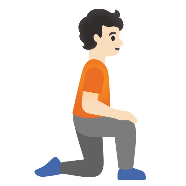 Emoji U1f9ce 1f3fb 200d 27a1