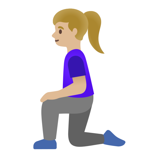 Emoji U1f9ce 1f3fc 200d 2640