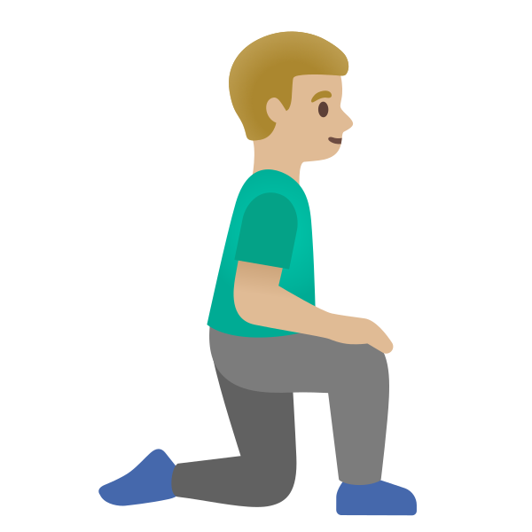 Emoji U1f9ce 1f3fc 200d 2642 200d 27a1