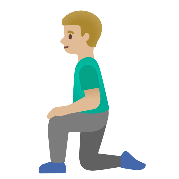 Emoji U1f9ce 1f3fc 200d 2642
