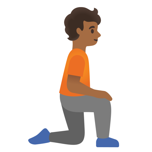 Emoji U1f9ce 1f3fe 200d 27a1