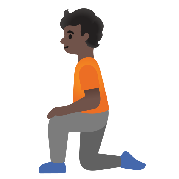 Emoji U1f9ce 1f3ff