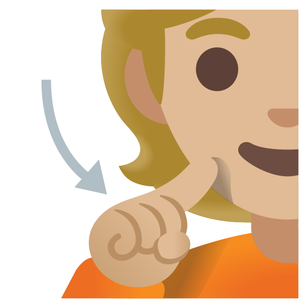Emoji U1f9cf 1f3fc