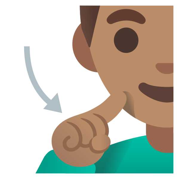 Emoji U1f9cf 1f3fd 200d 2642