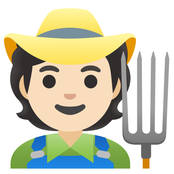 Emoji U1f9d1 1f3fb 200d 1f33e