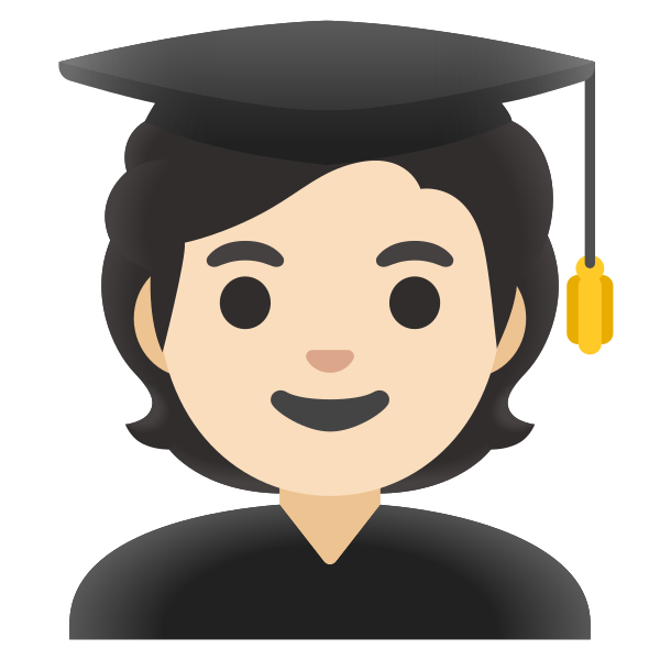 Emoji U1f9d1 1f3fb 200d 1f393