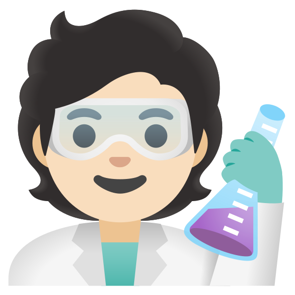 Emoji U1f9d1 1f3fb 200d 1f52c