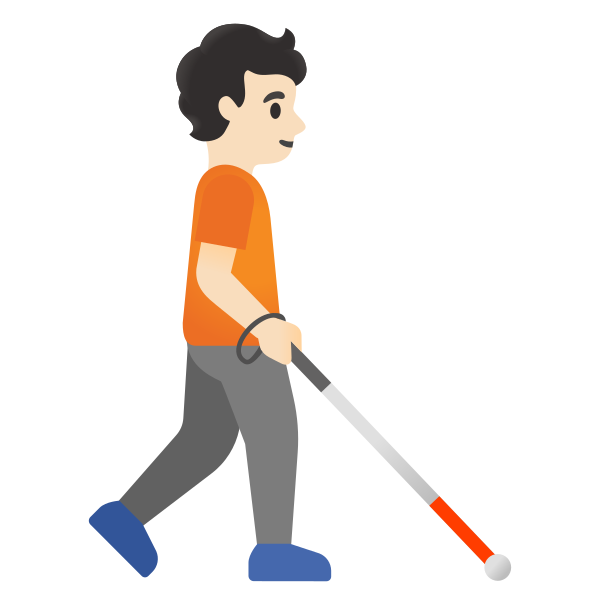 Emoji U1f9d1 1f3fb 200d 1f9af 200d 27a1