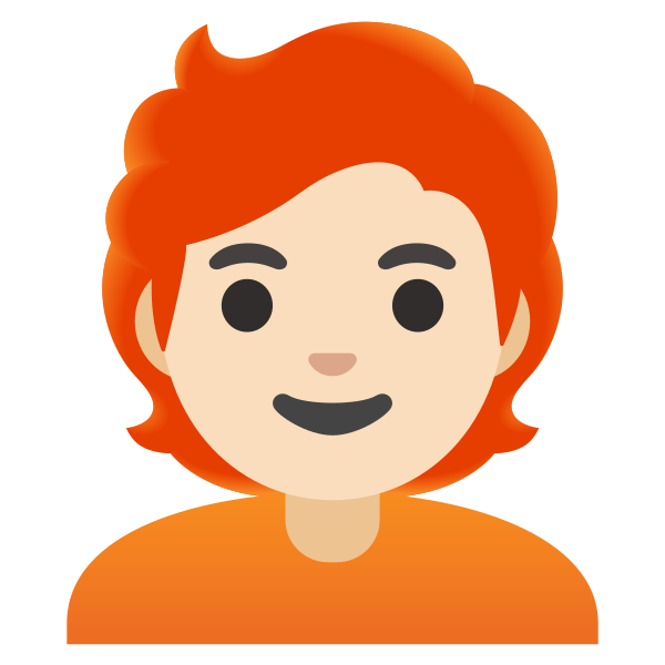 Emoji U1f9d1 1f3fb 200d 1f9b0