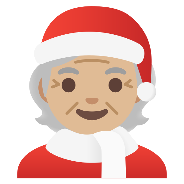 Emoji U1f9d1 1f3fc 200d 1f384