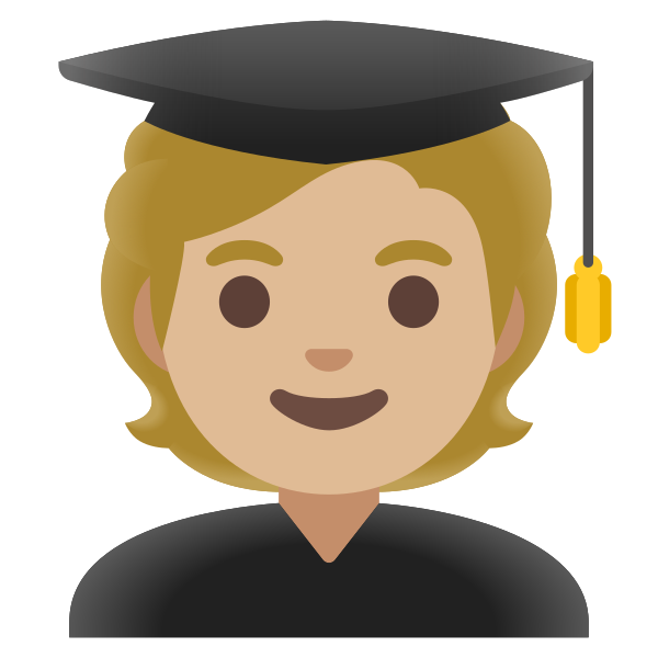 Emoji U1f9d1 1f3fc 200d 1f393