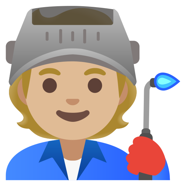 Emoji U1f9d1 1f3fc 200d 1f3ed