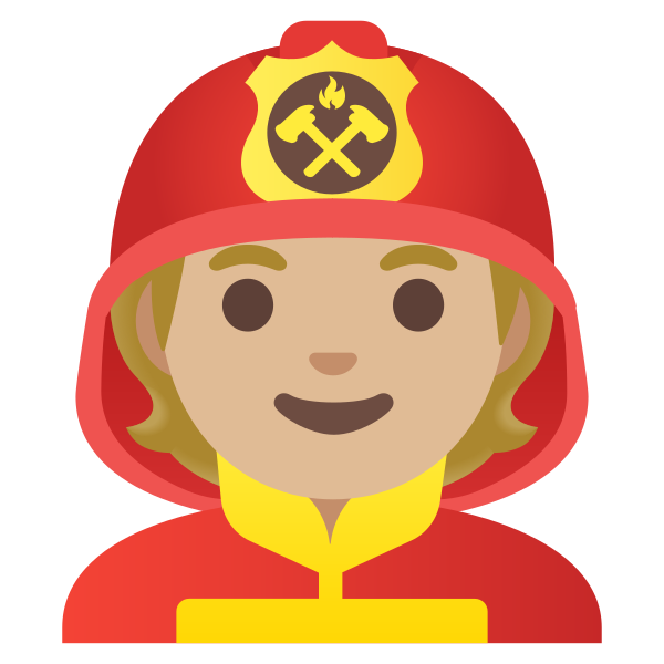 Emoji U1f9d1 1f3fc 200d 1f692