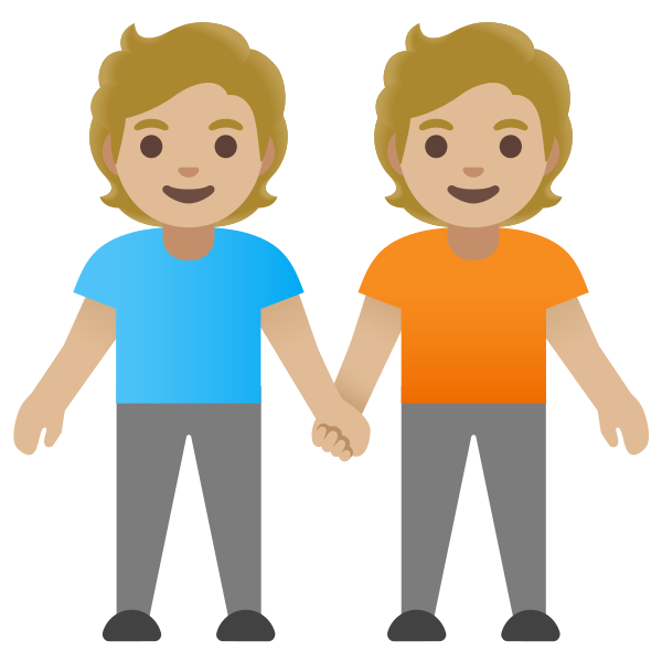 Emoji U1f9d1 1f3fc 200d 1f91d 200d 1f9d1 1f3fc