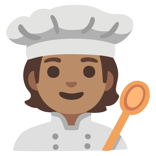 Emoji U1f9d1 1f3fd 200d 1f373