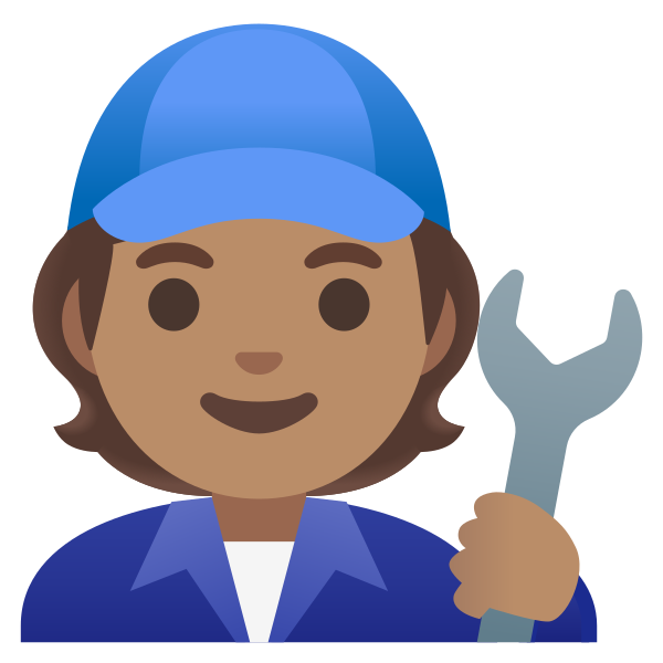 Emoji U1f9d1 1f3fd 200d 1f527