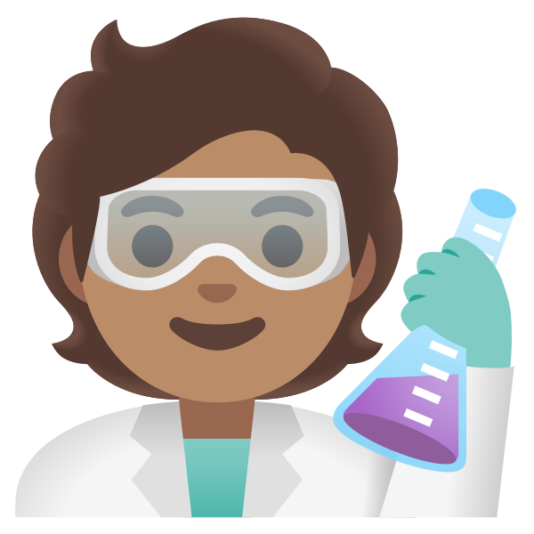 Emoji U1f9d1 1f3fd 200d 1f52c