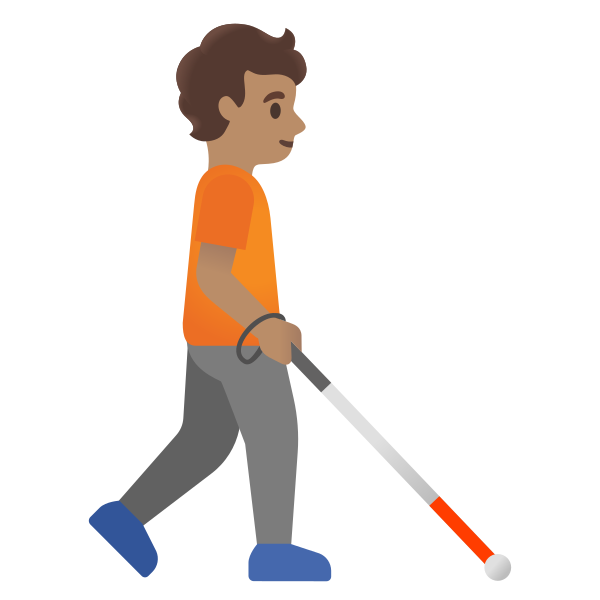 Emoji U1f9d1 1f3fd 200d 1f9af 200d 27a1