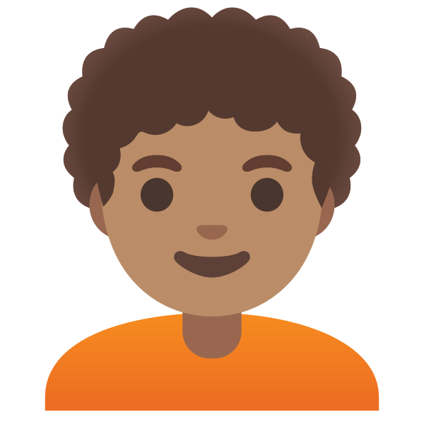 Emoji U1f9d1 1f3fd 200d 1f9b1